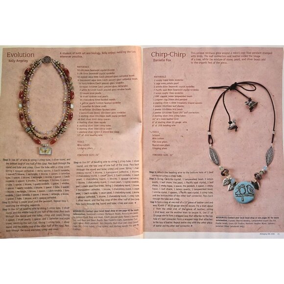 Stringing Magazine Fall 2006 125B Designs And How To Create Them - Picture 6 of 11